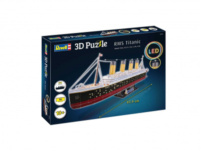 3D Puzzle REVELL 00154 - RMS Titanic (LED Edition) - Revell