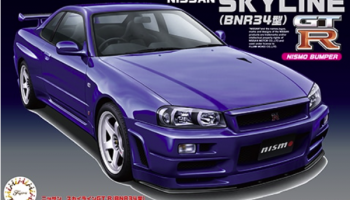 Nissan Skyline GT-R BNR34 w/Nismo Parts 1/24 - Fujimi