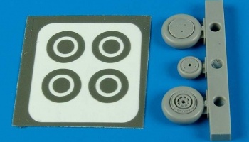 1/72 P-39 Aircobra wheels & paint masks