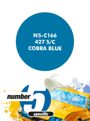 427 S/C Cobra Blue - Metallic  Paint for airbrush 30ml - Number Five