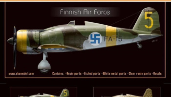 1/72 Fiat G.50 Freccia 'Finnish Air Force' - Resin+PE+decal - Full resin kit