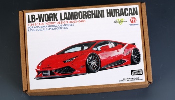 Hobby Design 1/18 LB Performance Huracan Transkit for Autoart kit 