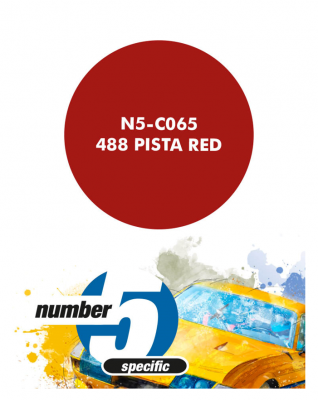 488 Pista Red  Paint for Airbrush 30 ml - Number 5