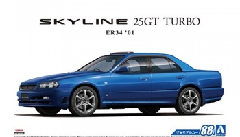 NISSAN ER34 SKYLINE 25GT TURBO '01 1/24 - Aoshima