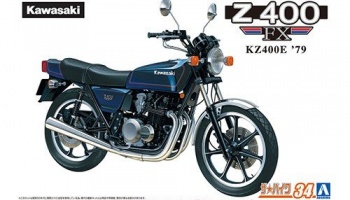 KAWASAKI KZ400E Z400FX '79 1/12 - AOSHIMA