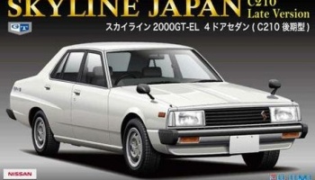 Nissan Skyline Japan 2000GT-EL 4Dr Sedan C210 Late Version 1/24 - Fujimi