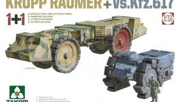 Krupp Räumer + Vs.Kfz. 617 1/72 - Takom