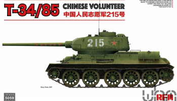 Soviet T-34/85 Chinese Volunteer  1/35 – Rye Field Model