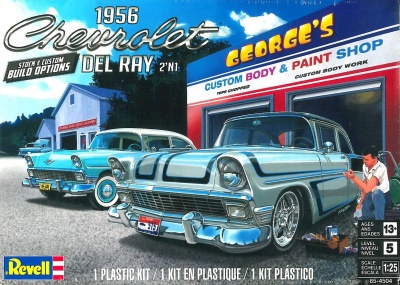 Revell-Monogram 1956 Chevrolet Del Ray (2 in 1) Plastic Model Car