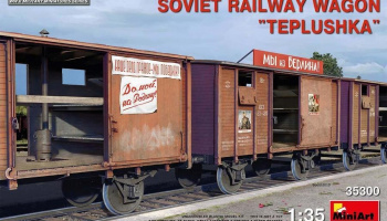 1/35 Soviet Railway Wagon "Teplushka"