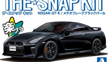 Nissan GT-R Meteor Flake Black Pearl The Snap Kit 1:32 - Aoshima
