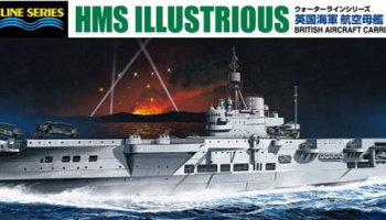 British Aircraft Carrier HMS Illustrious w/SM-79 1:24 - Aoshima
