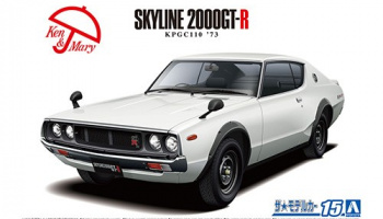 Nissan KPGC110 Skyline HT 2000GT-R '73 1/24 - Aoshima
