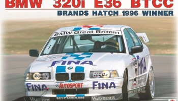 BMW 320i BTCC Brands Hatch 1996 Winner 1/24 - Beemax