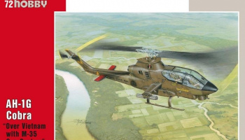 1/72 AH-1G Cobra Over Vietnam with M-35 Gun Syste