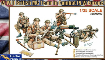 1/35 WWII British MG Team in Combat