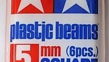 Plastic Beams Square 5mm - Tamiya