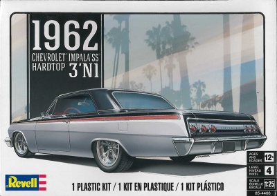 62 Chevy Impala 3 in 1 (1:25) Plastic Model Kit MONOGRAM auto 4466 - Revell