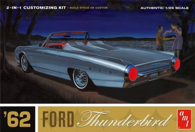 '62 Ford Thunderbird 2-IN-1 Customizing Kit Build Stock or Custom 1/25 - AMT