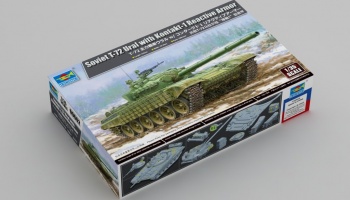 Soviet T-72 Ural with Kontakt-1 Reactive Armo 1/35 - Trumpeter