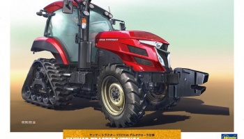 SLEVA  234,- Kč 30% DISCOUNT Delta Crawler Yanmar Tractor YT5113A 1/35 - Hasegawa