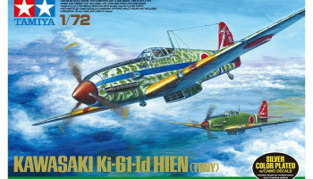Kawasaki Ki-61-Id Hien (Tony) Silver Plated 1/72 - Tamiya