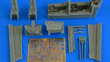 1/48 F-15D Eagle cockpit set (early v.) for GWH kit