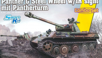 Panther Ausf.G Steel Wheel w/IR sight Mit Pantherturm 1/35 - Dragon