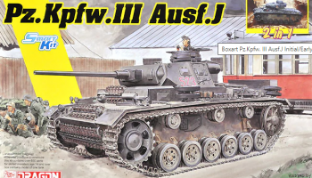 Pz.Kpfw.III Ausf.J Initial Production / Early Production (2 in 1) (1:35) Model Kit tank 6954 - Dragon