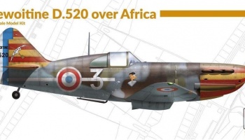 1/72 Dewoitine D.520 over Africa