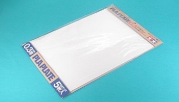 Pla Plate 0.3mm B4 *5 - Tamiya