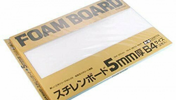 Foam Board 5mm Set 257 x 364mm 2pcs - Tamiya