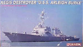 USS Arleigh Burke AEGIS Destroyer 1:700 - Dragon