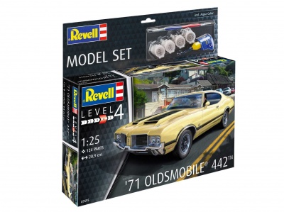 71 Oldsmobile 442 Coupé (1:24) ModelSet auto 67695 - Revell