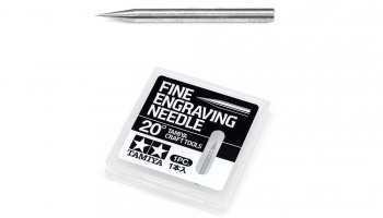 Fine Engraving Needle 20° - Tamiya