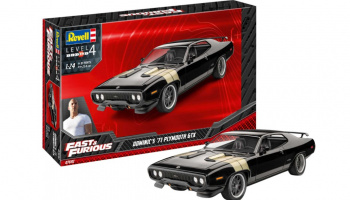 Fast & Furious - Dominics 1971 Plymouth GTX (1:24) Plastic ModelKit auto 07692 - Revell