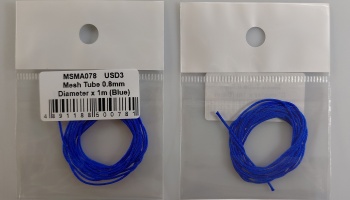 Mesh Tube 0,8 mm Diameter x 1m ( Blue ) - MSM Creation