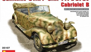 German Staff Car Typ 170V. Cabriolet B 1/35 - MiniArt