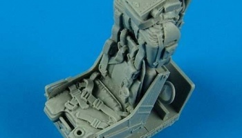 1/32 F-8 Crusader ejection seat with safety belts