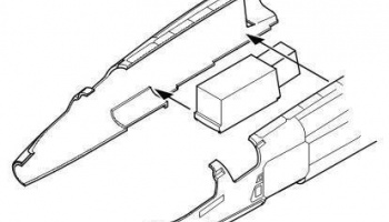 1/48 TSR-2 Nose Undercarriage bay for Airfix kit