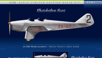 1/72 Miles M.2F Hawk Major 'Macrobertson Racer' - Resin+decal - Full resin kit