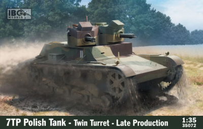 7TP Polish Tank - Twin Turret Late production 1:35 - IBG Models