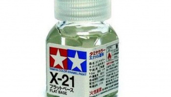 X-21 Flat Base Enamel Paint X21 - Tamiya