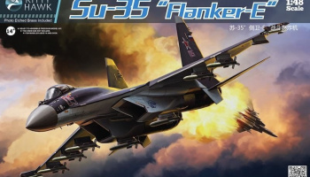 Su-35 Flanker-E (1:48) - Kitty Hawk