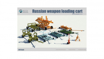 Russian weapon loading cart with 3 Figures 1:48 - KittyHawk
