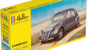 Citroën 2 CV Ente in 1:43 - Heller