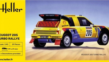 Peugeot 205 Turbo Rally 1:43 - Heller