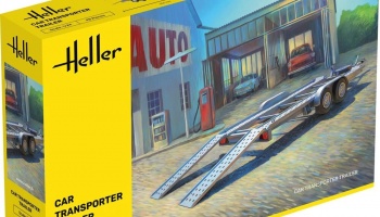 Car Transporter Trailer 1/24 - Heller
