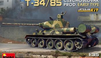 T-34/85 CZECHOSLOVAK PROD. EARLY TYPE. INTERIOR KIT 1/35 - MiniArt
