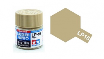 LP-16 Wooden Deck Tan Flat 10ml - Tamiya